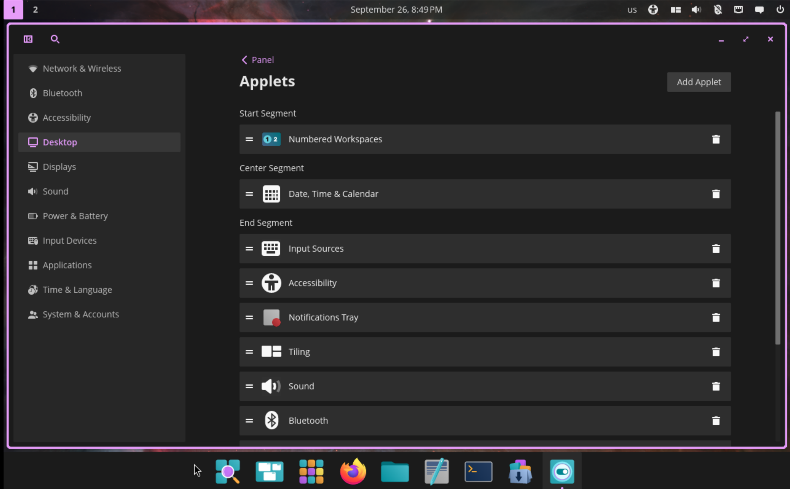 boot up and shutdown screen